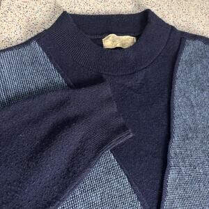 Vintage 1950/60s Men’s Cardigan Sweater Style Two Tone Blue Large Rogers